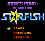 Заставка игры James Pond 3: Operation Starfish
